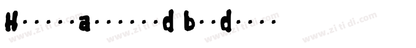 Honorsansworld bold字体转换